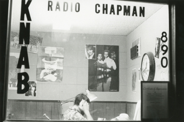 Photo of the Chapman Radio studio in 1967